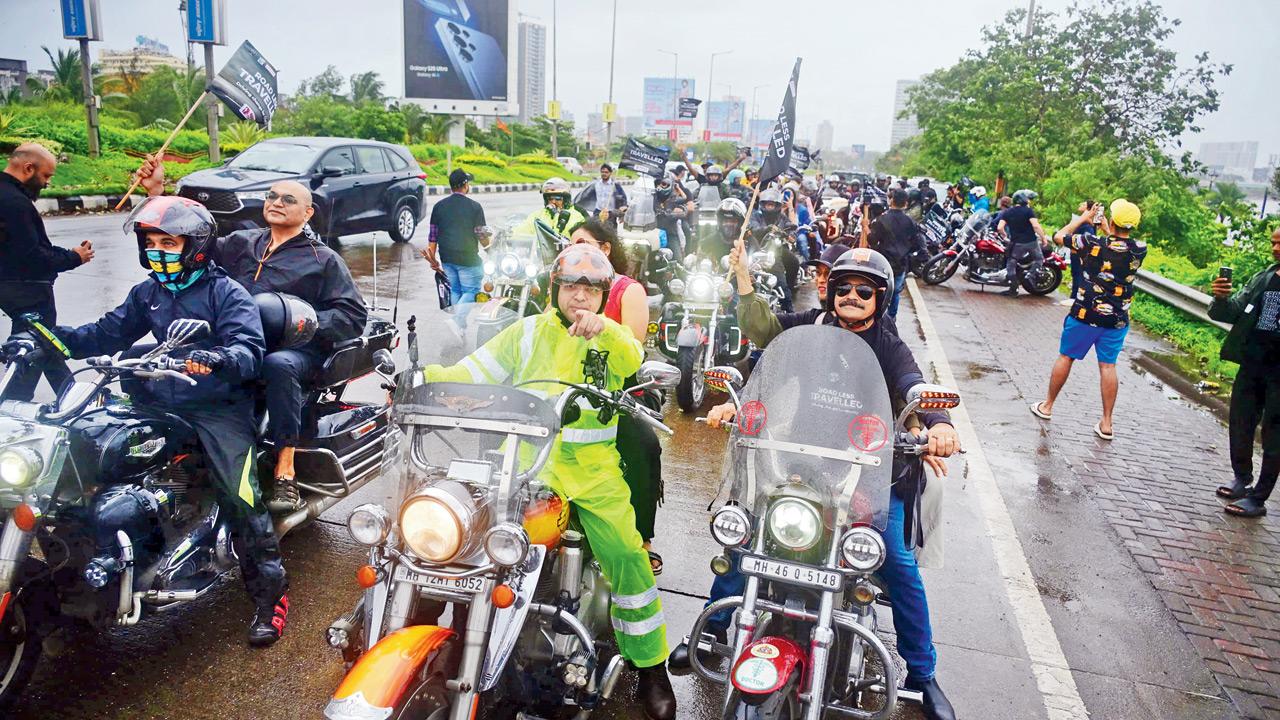 Bikers unite for the Recognising Obesity as a Disease campaign. Pic courtesy/United Diabetes Forum