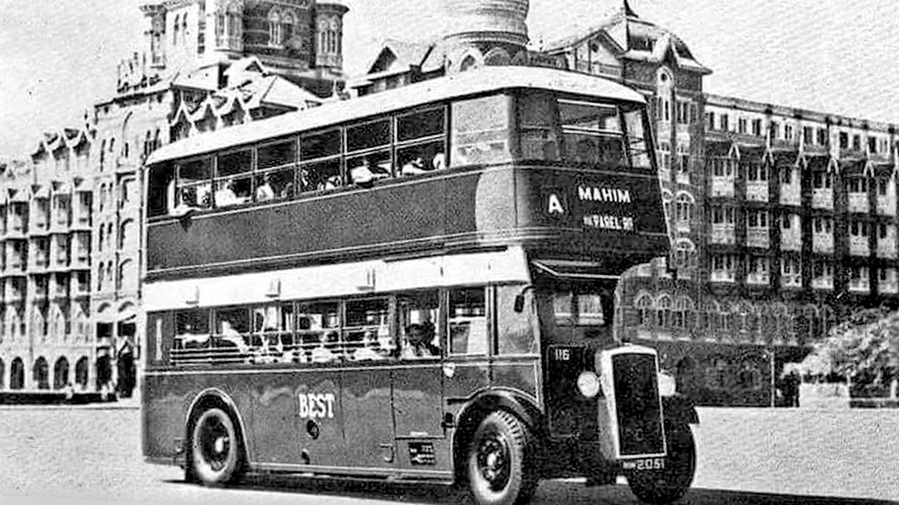 One of the first buses on Route 1. Pic/BEST ARCHIVES