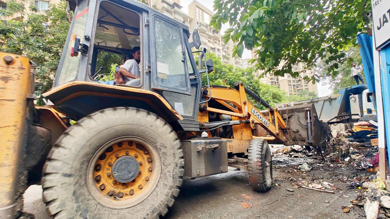 The civic body’s deep cleaning drive, which took place on Tuesday