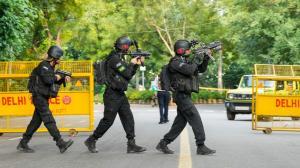 In Photos: Multi-agency security drills conducted across Delhi ahead of I-Day