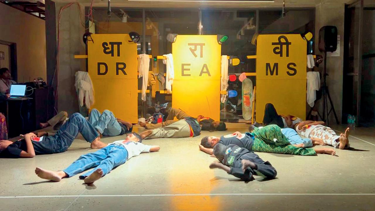 A moment from the musical performance. Pic Courtesy/Padmaja and Jay
Saturday
Song of the streets
Immerse yourself as a troupe of talented young artistes showcase a series of hard-hitting stories combined with rap and beatboxing through Dharavi Dreams, a power-packed hip hop musical performance. 
TIME 6 pm onwardsAT The Studio Theatre, NMACC Jio World Centre, Bandra Kurla Complex, Bandra EastLOG ON TO in.bookmyshow.comEntry Rs 750