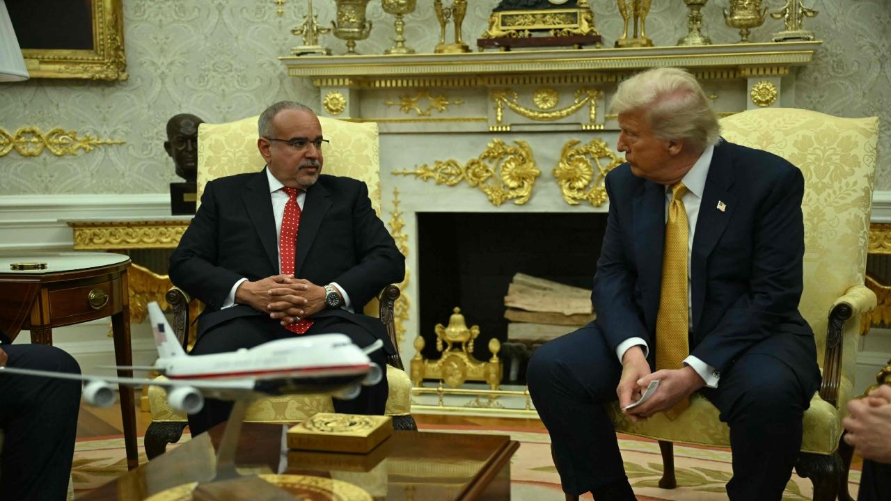 With little progress to share on the region's most intractable problems, including the war in Gaza, Trump was more focused Wednesday on promoting diplomatic ties as a vehicle for economic growth