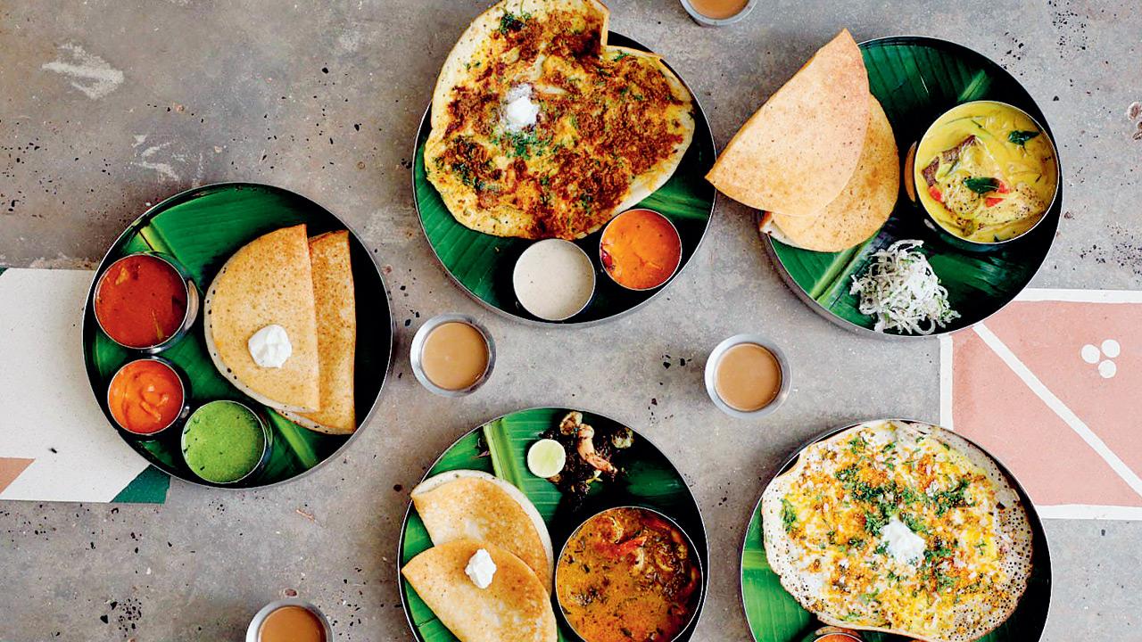Dosas at We Idliwale include traditional non-vegetarian variants