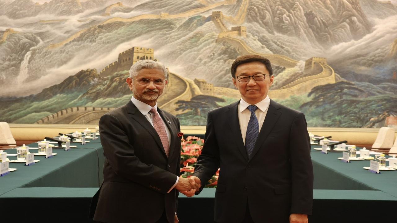 IN PHOTOS: EAM Jaishankar meets Chinese Vice-President in Beijing