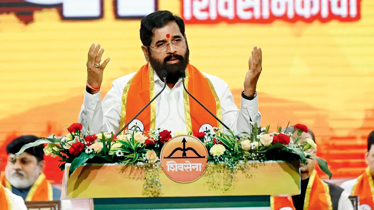 Eknath Shinde backing Yogesh Kadam at rally puts BJP in a bind