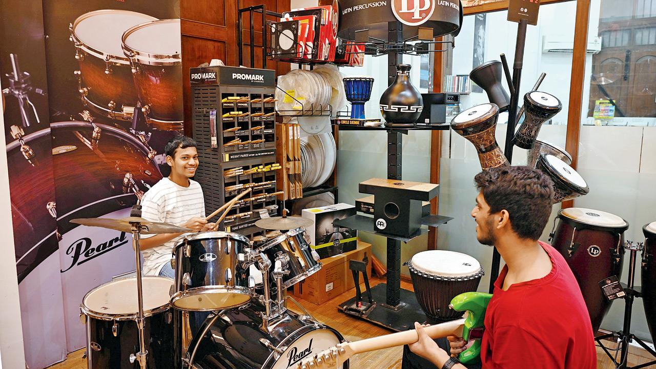 The decision to let musicians or enthusiasts walk in to the showroom try the instruments for free skyrocketed the store’s popularity among musicians and bands in the city, shares Anthony Gomes