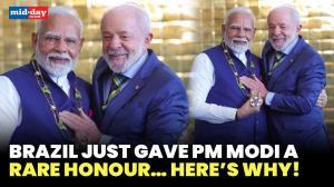 PM Narendra Modi Honoured with Brazil’s Highest Civilian Award in Brasília