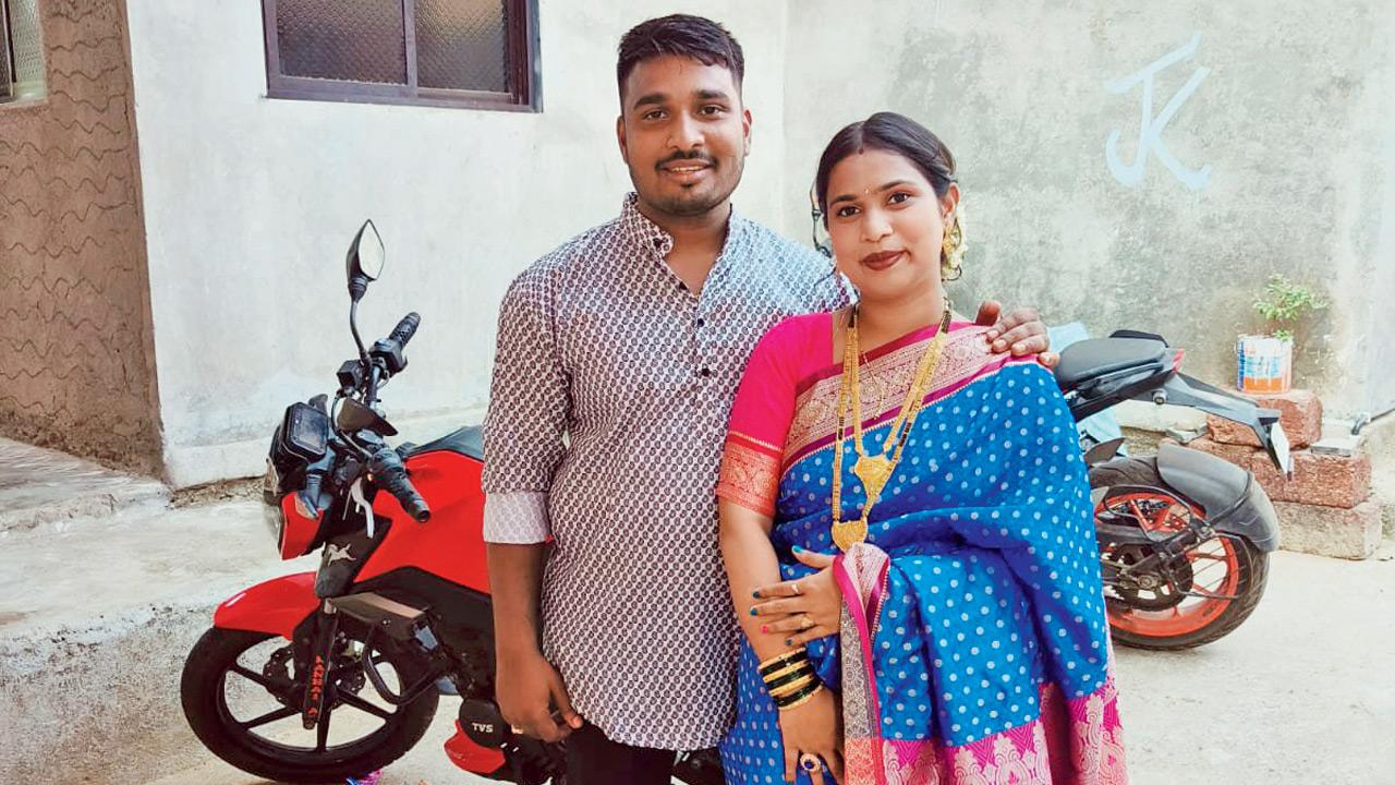 Ganesh and Asmita More, the parents of the boy, in 2021. PIC/BY SPECIAL ARRANGEMENT 