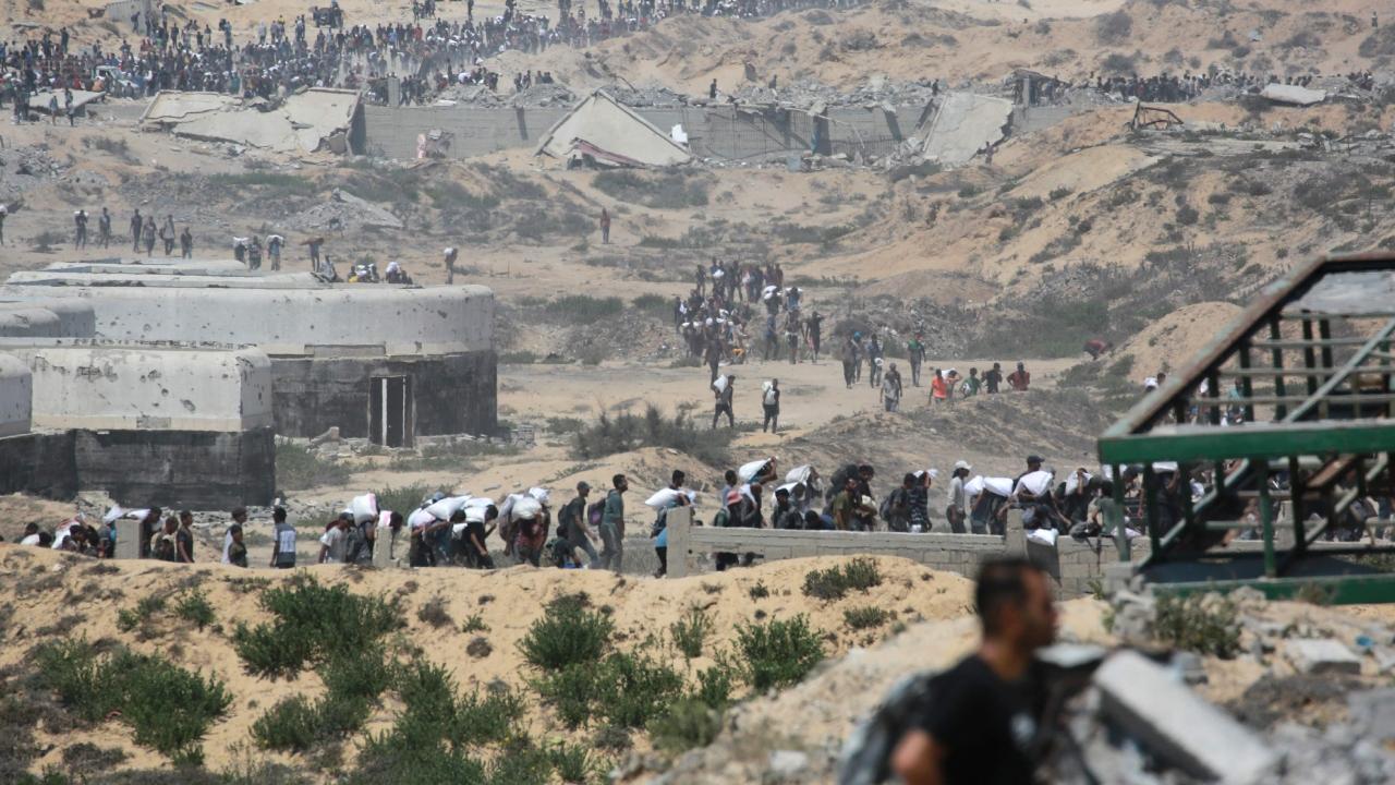 Under mounting pressure over the spiralling hunger crisis in Gaza, Israel said over the weekend that the military would pause operations in Gaza City, Deir al-Balah and Muwasi for 10 hours a day and designate secure routes for aid delivery. International airdrops of aid have also resumed