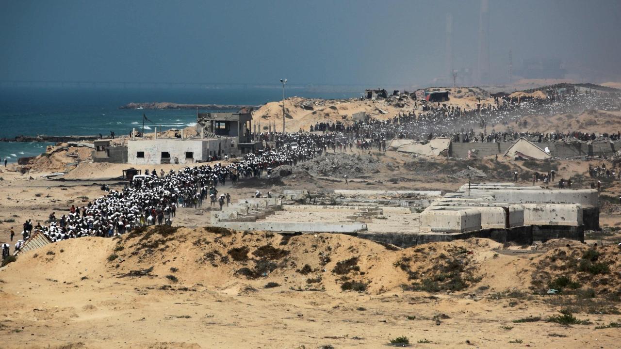 Martin Penner, a spokesperson for the UN food agency, told The Associated Press that all 55 of its aid trucks that entered on Sunday were unloaded by crowds before reaching their destination