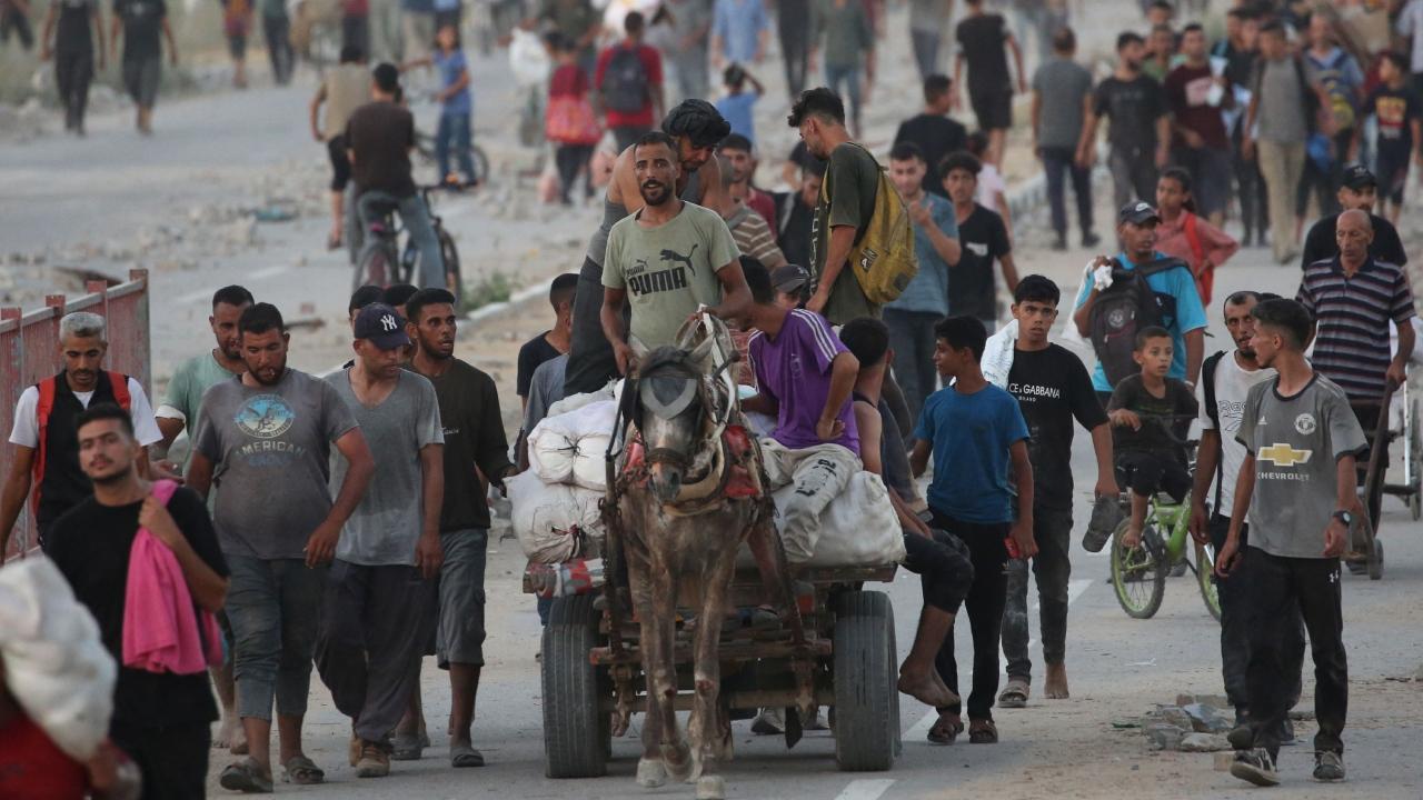 Experts say Gaza is at risk of famine because of Israel's blockade and the offensive launched in response to Hamas' October 7, 2023, attack. The head of the World Health Organization said Gaza is 