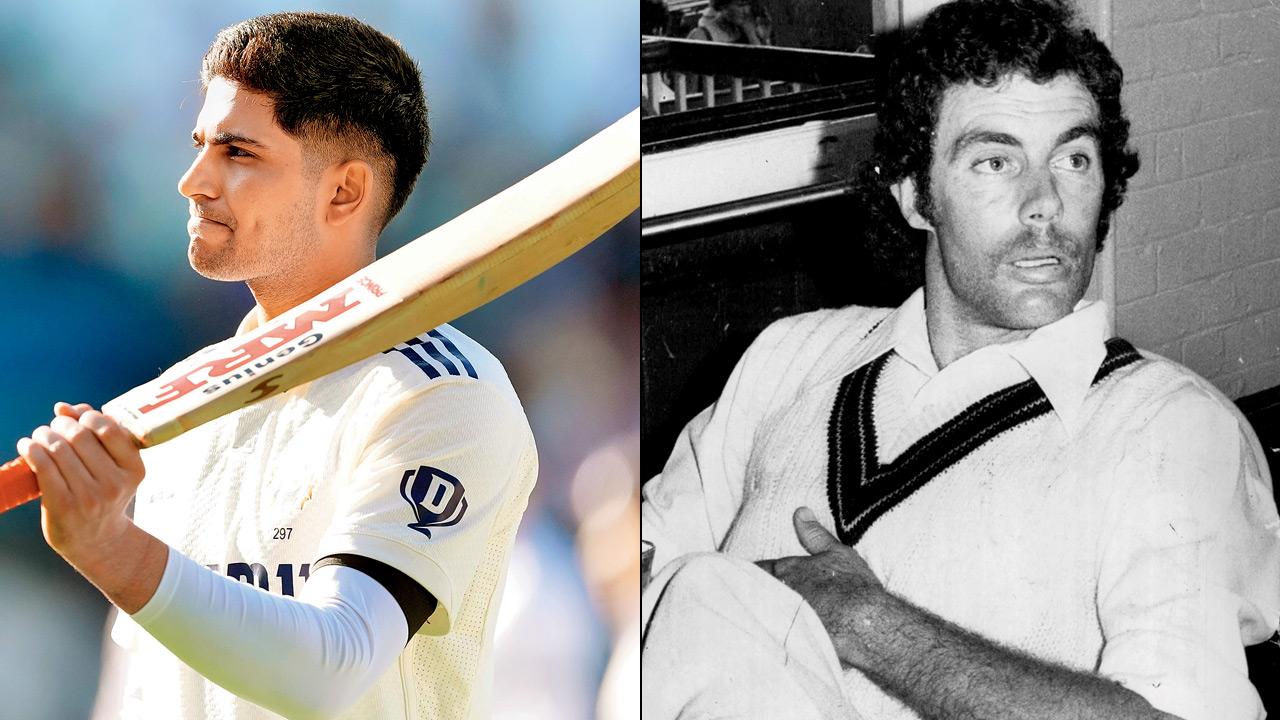 Shubman Gill and Greg Chappell