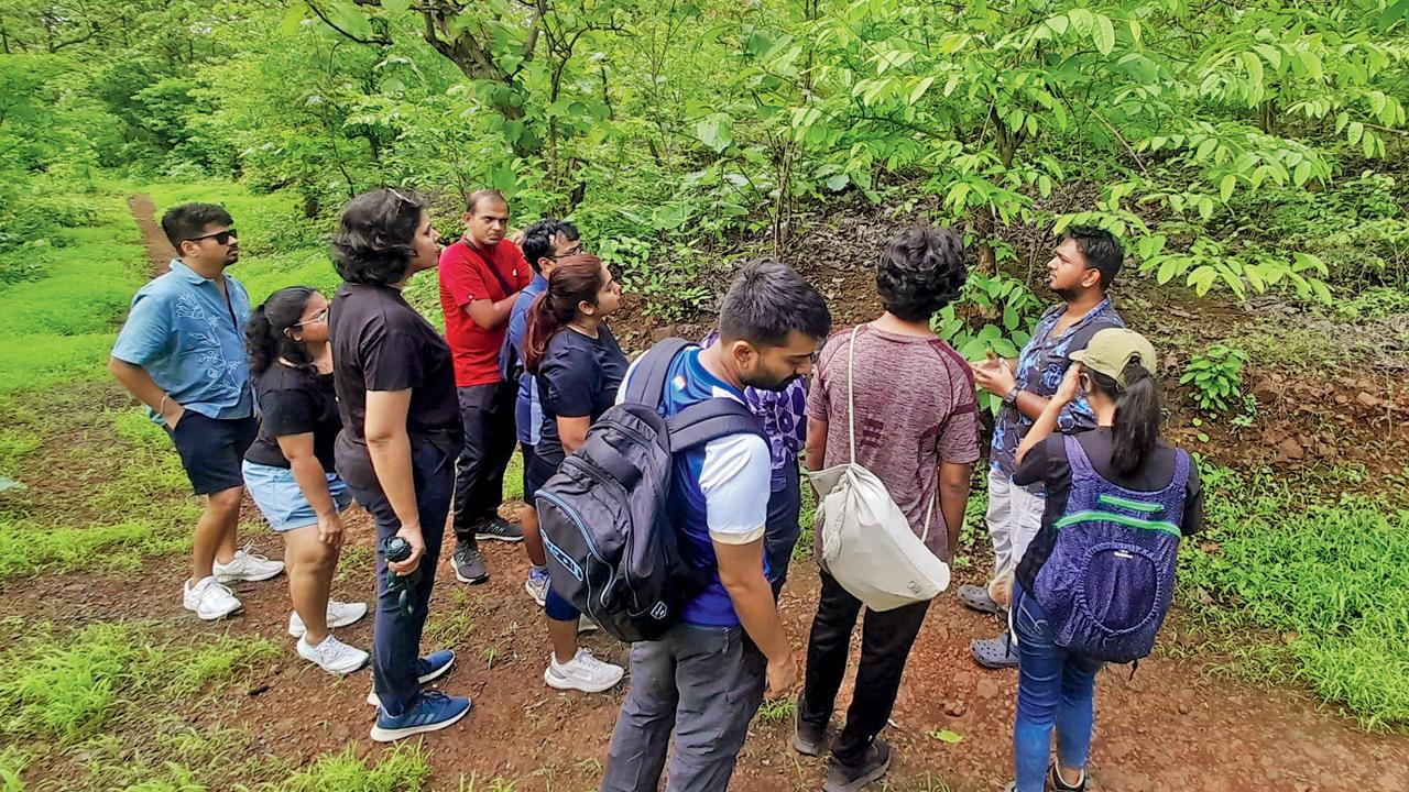 Participants on a previous trail in Nagla Block SGNP (North Division). PICS COURTESY/TRUPAANK GAUTAM