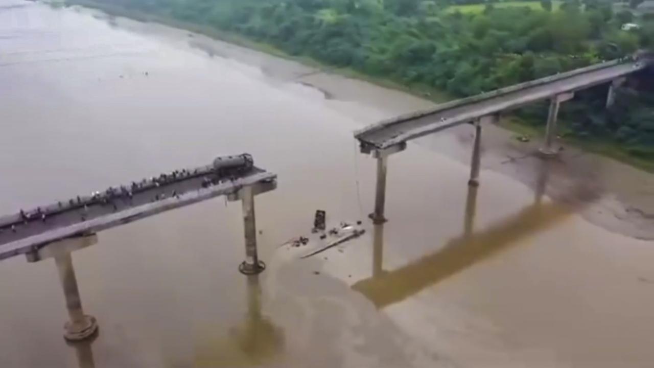 Four-decade-old bridge collapses in Vadodara; siblings among 10 killed