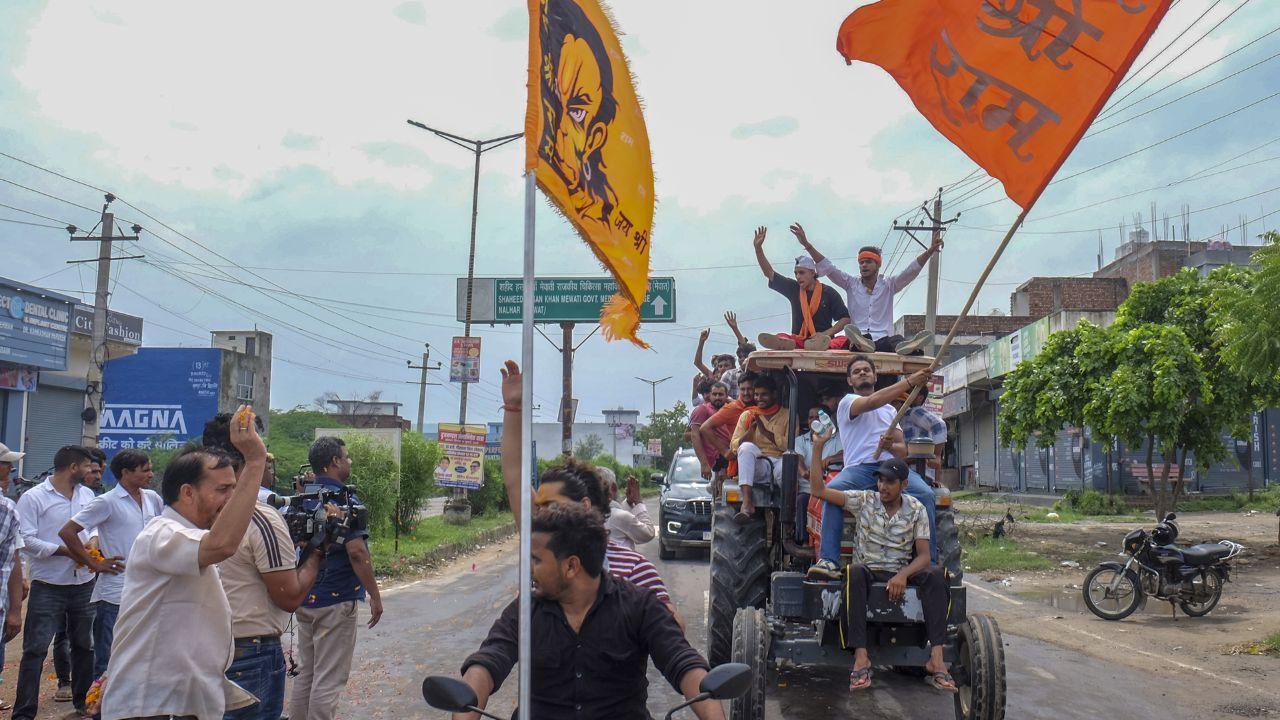 IN PHOTOS: Brij Mandal Jalabhishek yatra concludes peacefully in Haryana's Nuh