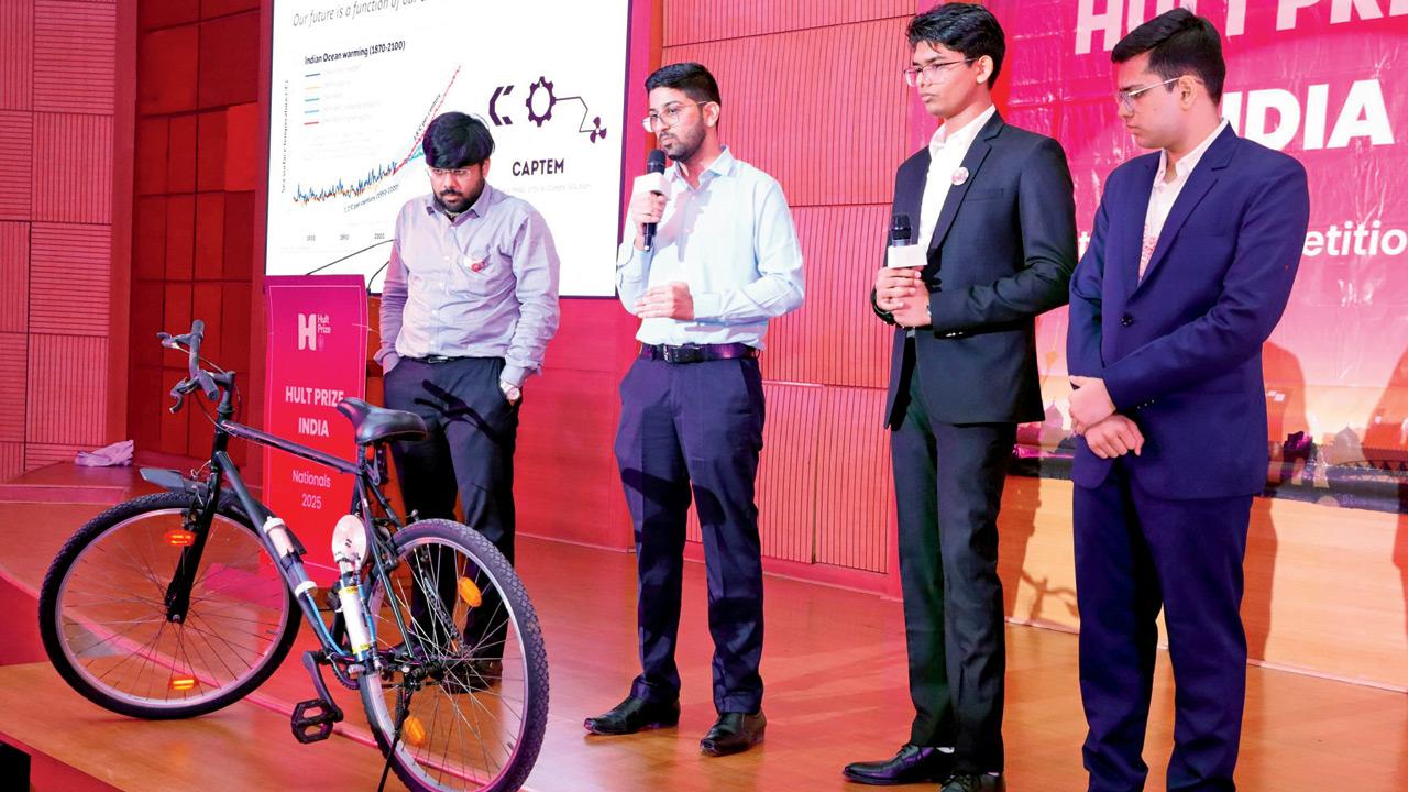 IIT-Bombay students develop carbon dioxide-guzzling cycle