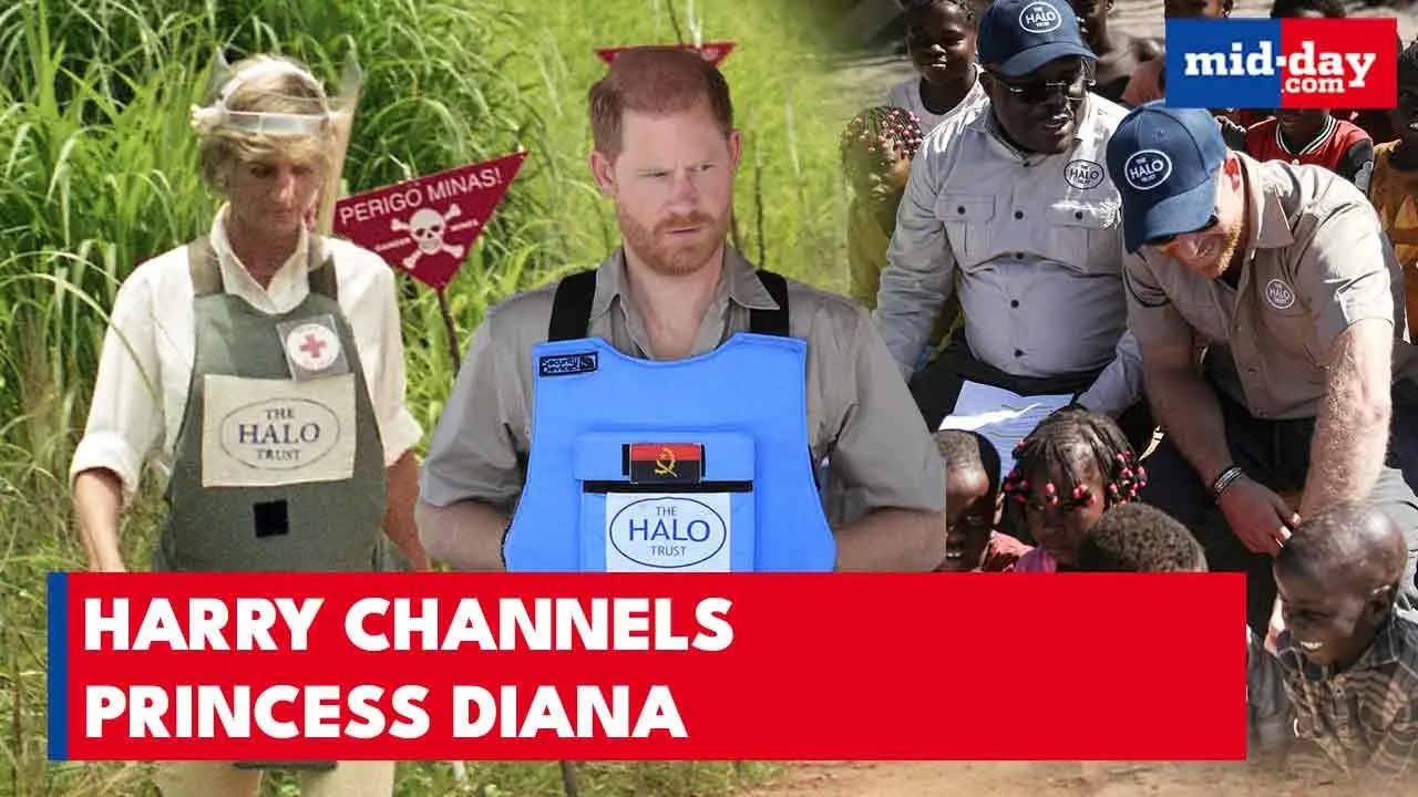 Prince Harry Walks Through Minefield In Angola; Honors Princess Diana`s Legacy
