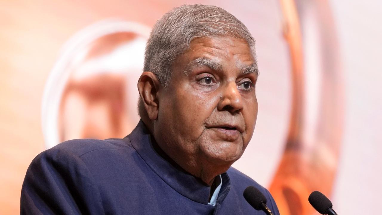 Jagdeep Dhankhar. Pic/PTI