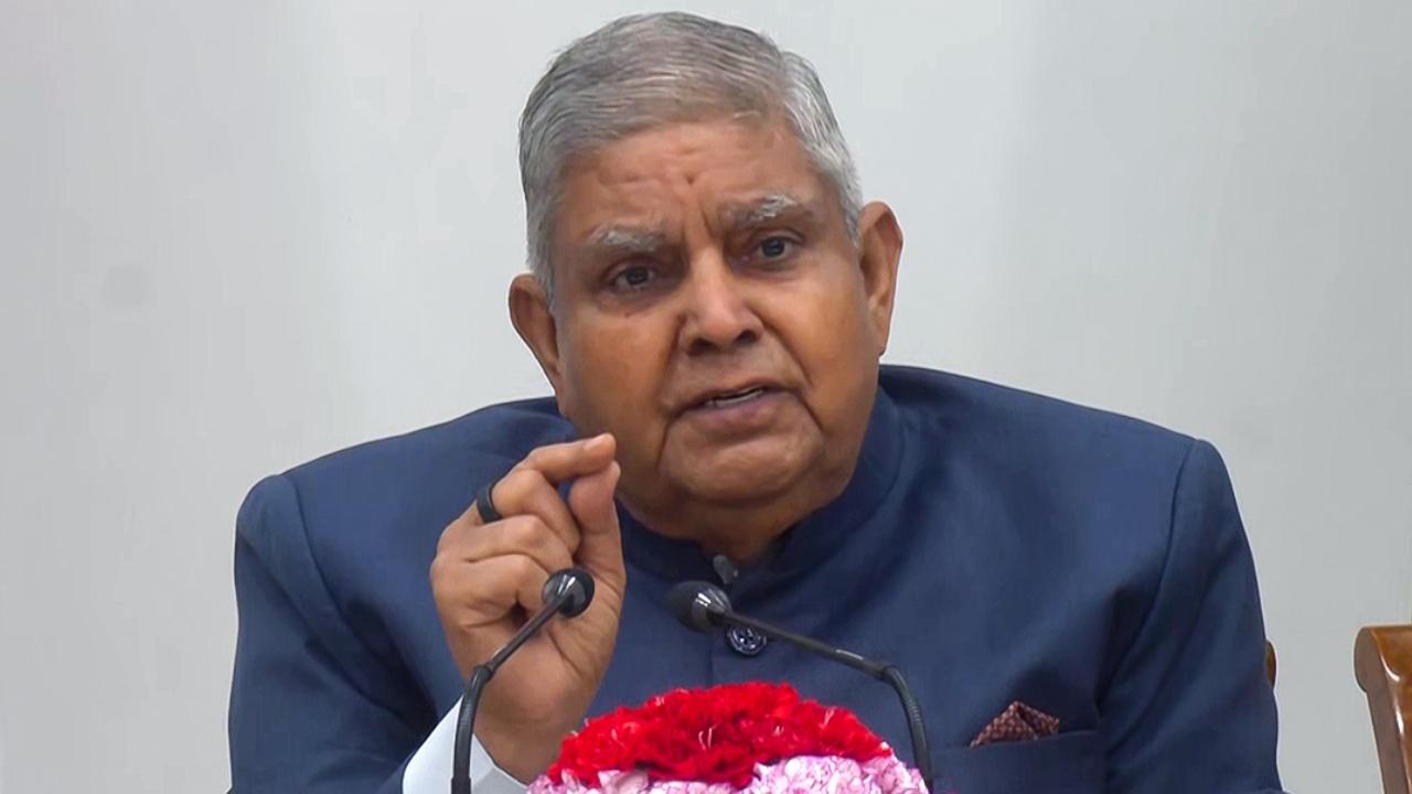 In his resignation letter to President Droupadi Murmu, Dhankhar said he was stepping down with immediate effect to 