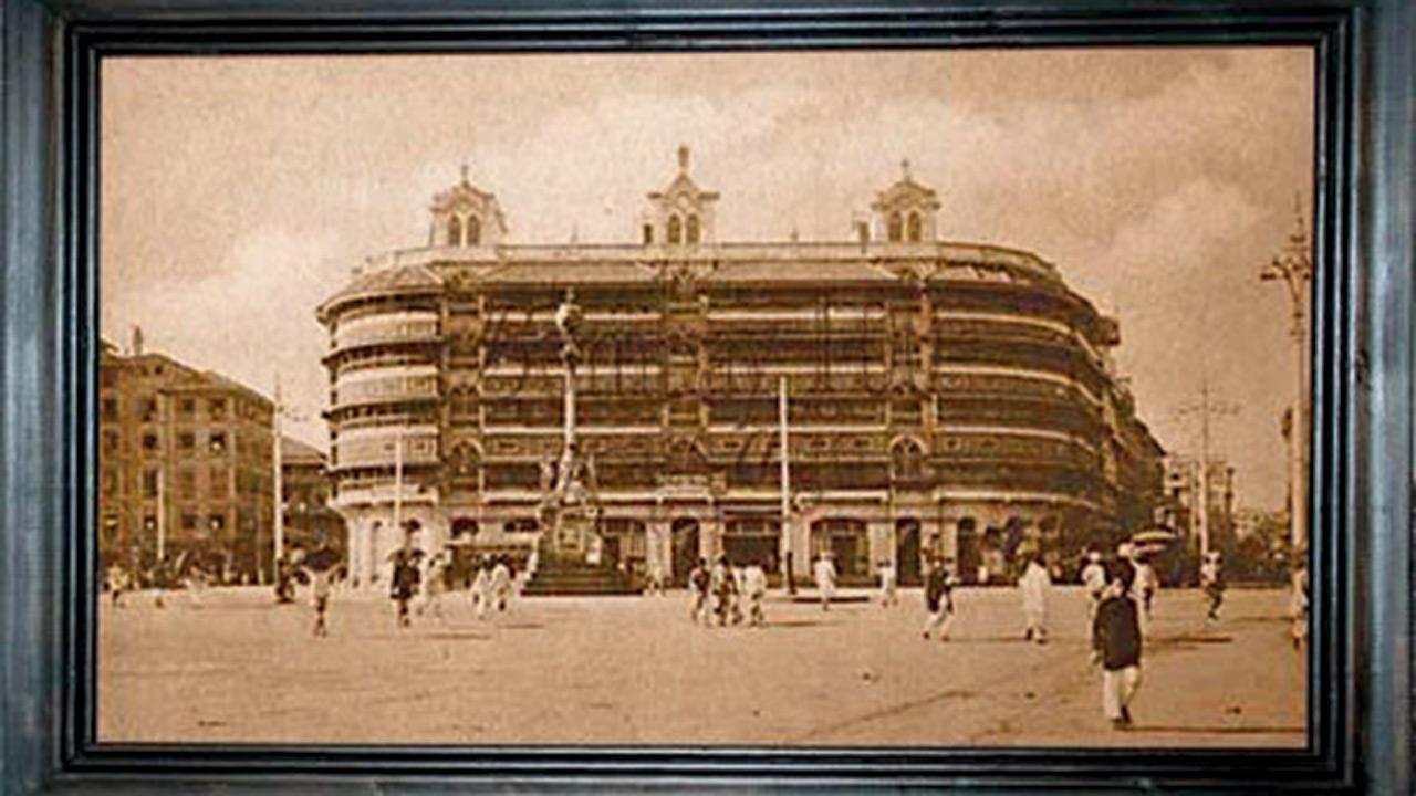 A dated photograph of the Jer Mahal building at Kalbadevi. Pics Courtesy/Furtados and Co