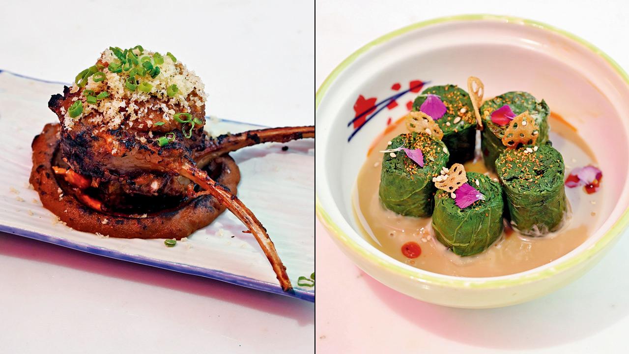 Lamb Chops and Goma Ae