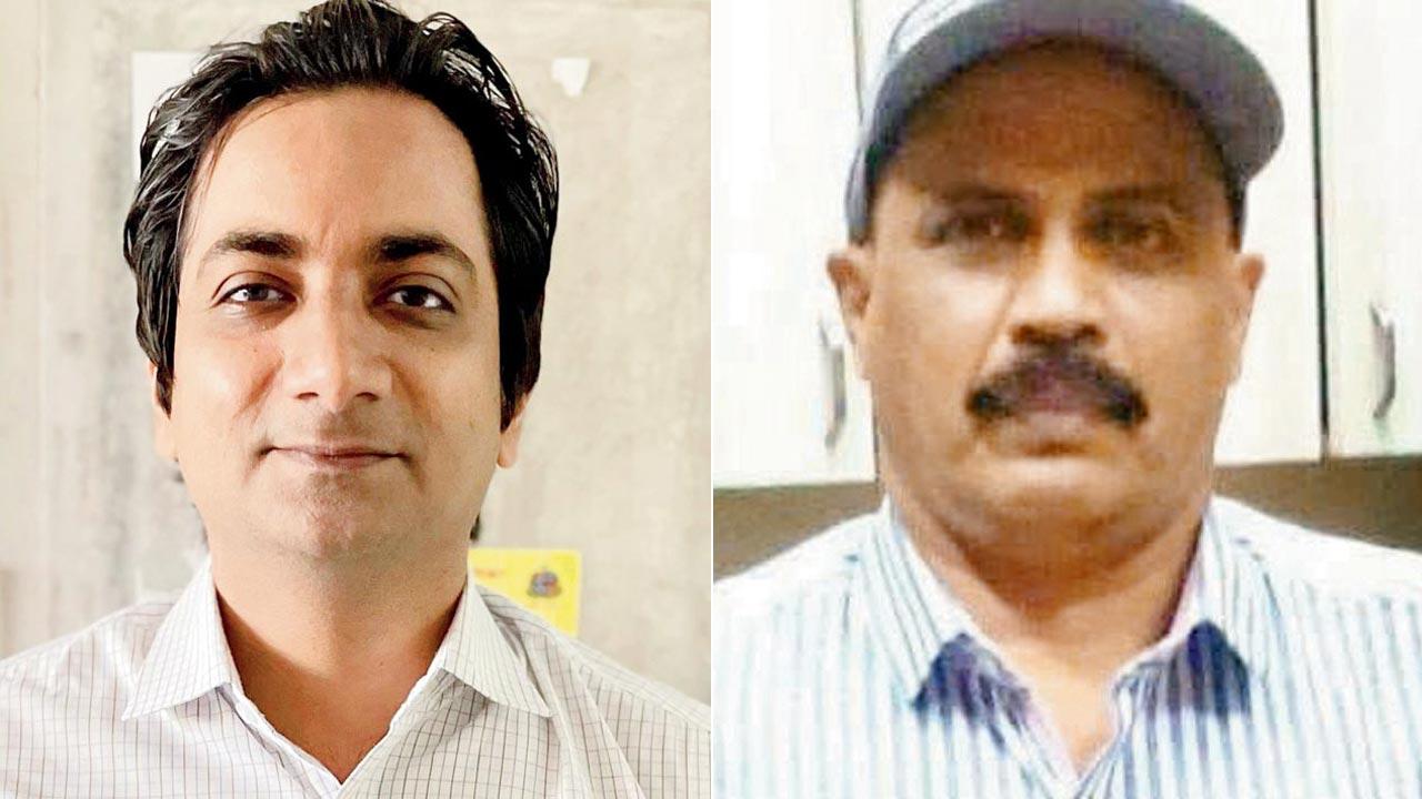(left) Kunal Tripathi, heritage commentator; (right) Mario Rodrigues, member, Vikhrolikar Vikas Manch
