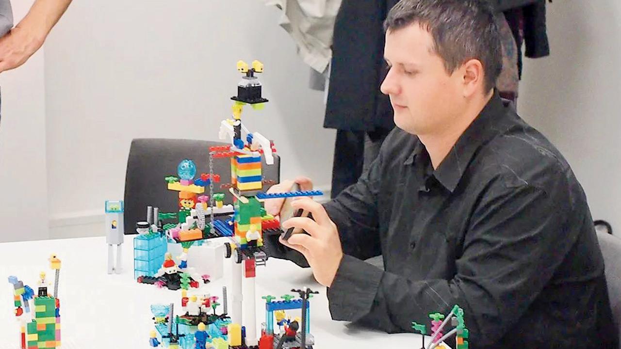 A moment from a LEGO® Serious Play session 
