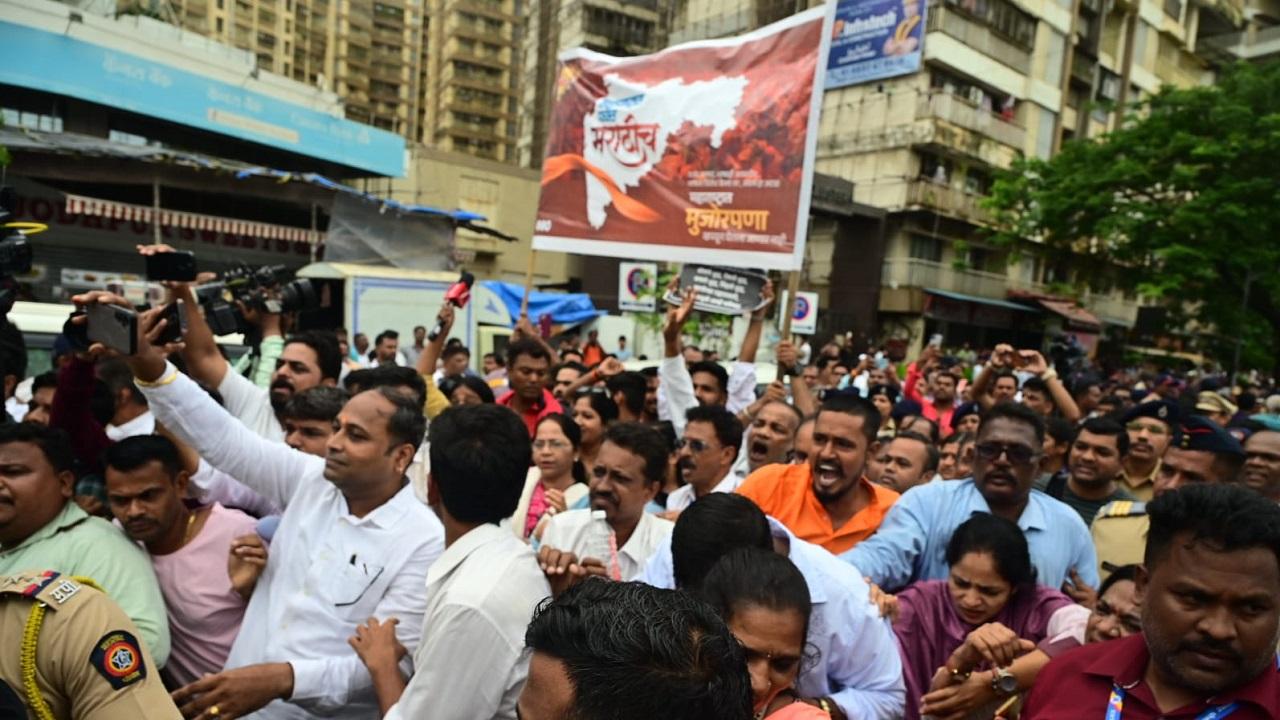 Police detain MNS workers protesting in Mira-Bhayandar over language row