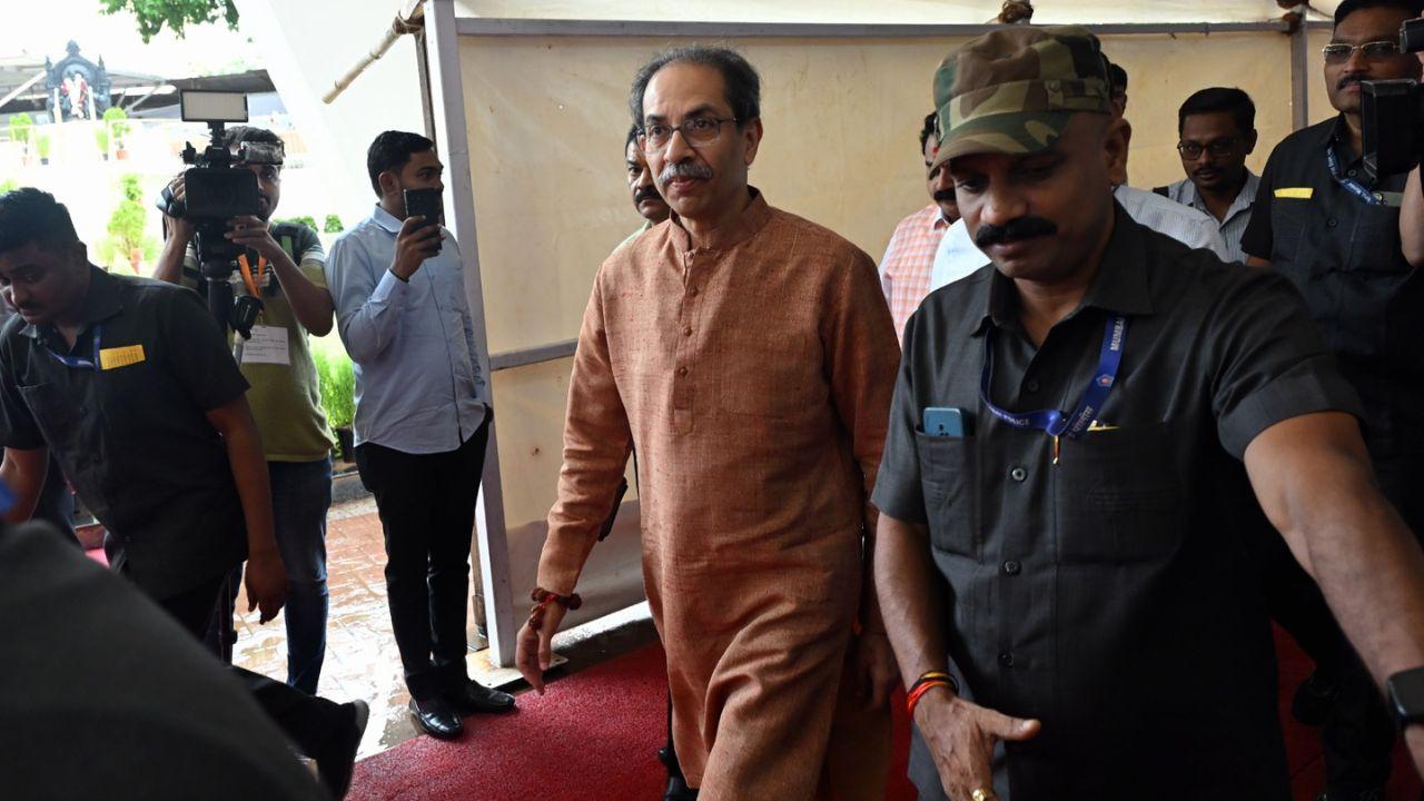 Shiv Sena chief and former CM Uddhav Thackeray was seen visit the legislative assembly during the ongoing Monsoon Session in Mumbai
