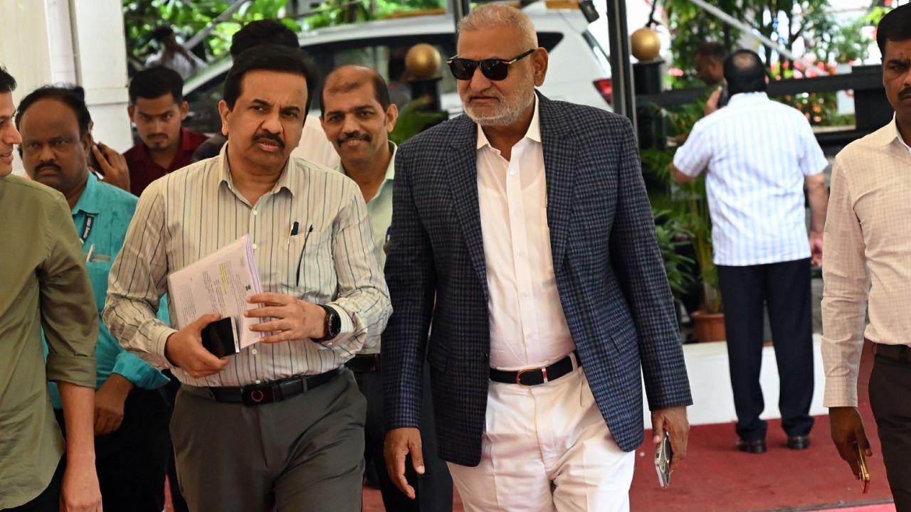 Maharashtra Agriculture Minister Manikrao Kokate at the Monsoon Session in Mumbai's Vidhan Bhavan