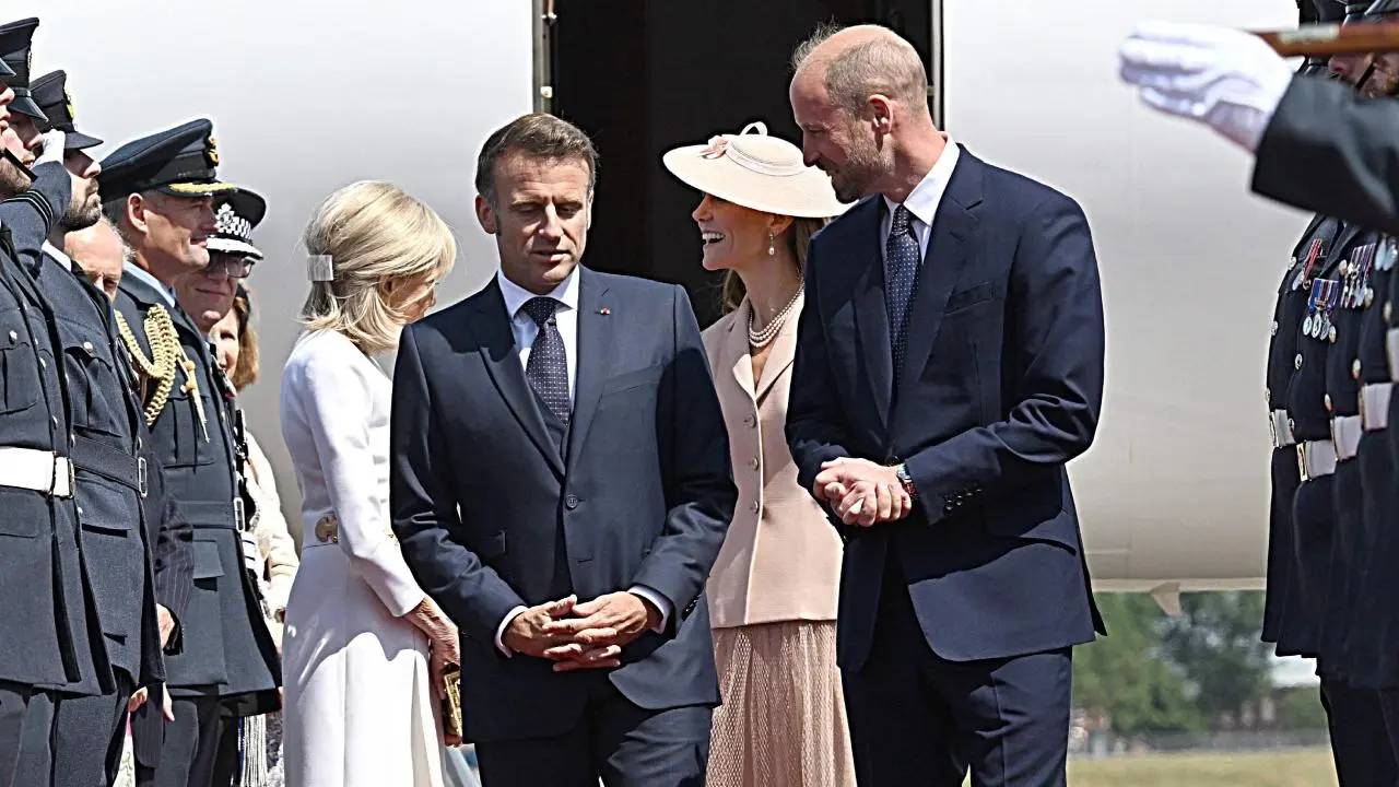 UK royals welcome Emmanuel Macron for state visit with Ukraine high on agenda