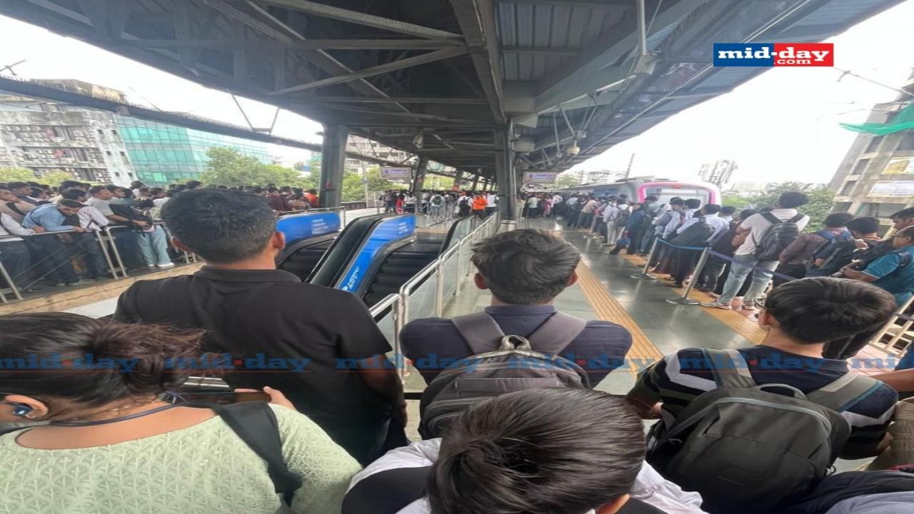 Technical snag delays Mumbai Metro Blue Line services during morning peak hours