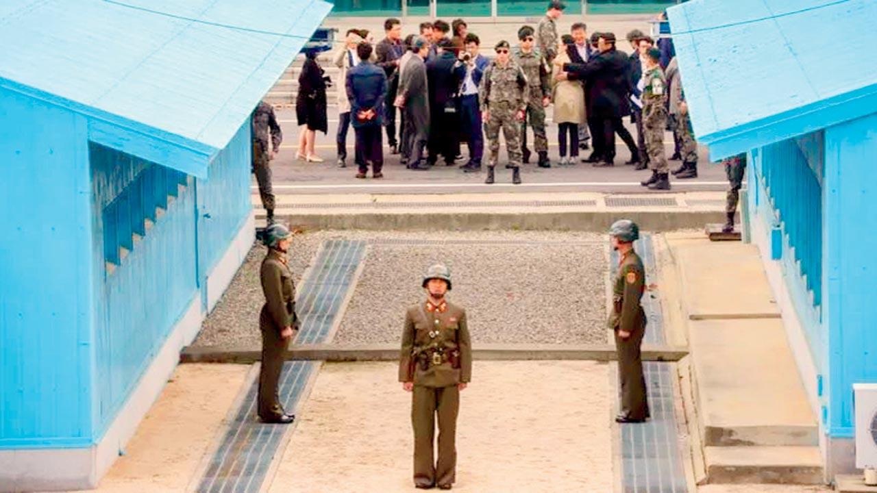 North Korean man crosses over to South