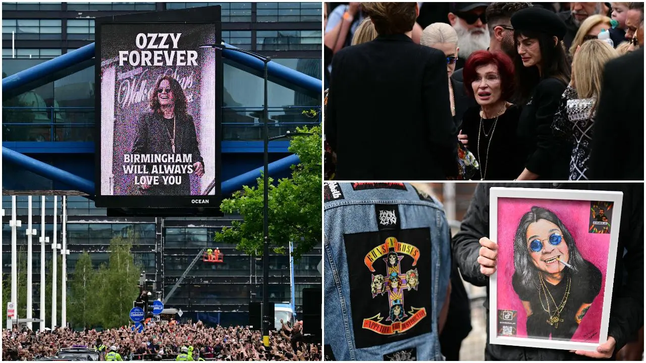 IN PHOTOS: Glimpses from Ozzy Osbourne's funeral in his hometown Birmingham