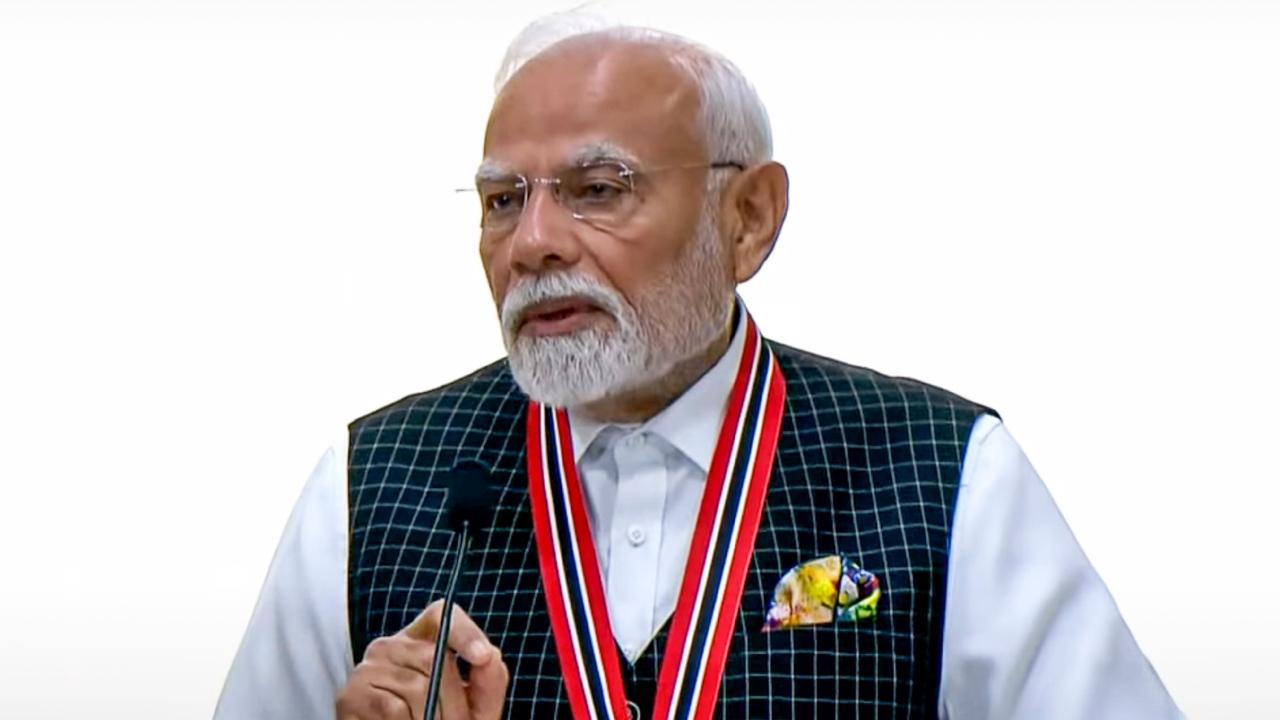 PM Modi said the conferment of this honour on a foreign leader for the first time reflects the deep bilateral ties, which are based on our shared history and cultural heritage