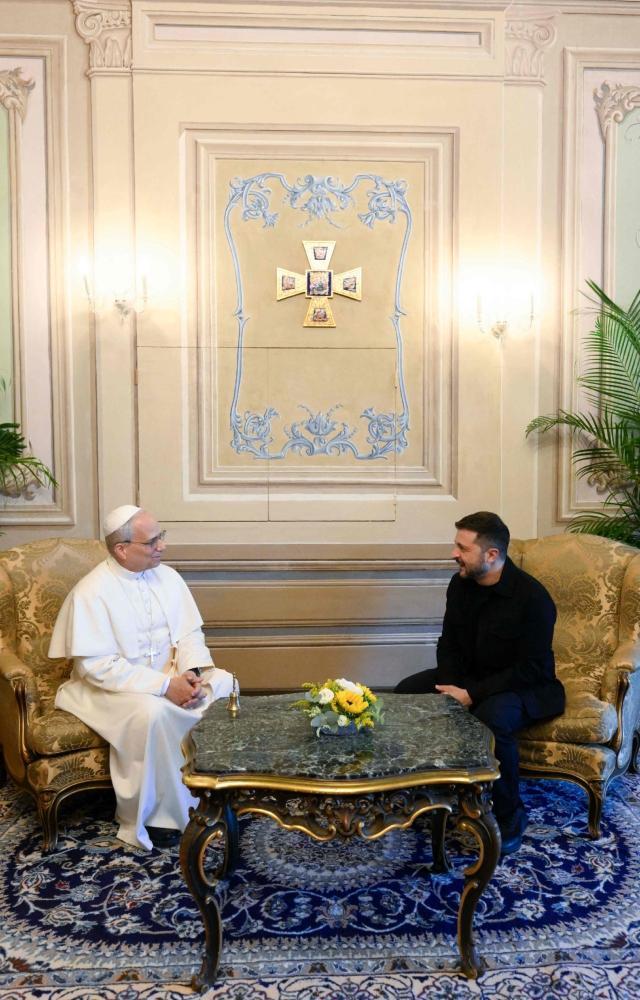 Ukraine`s Zelenskyy meets with Pope Leo XIV