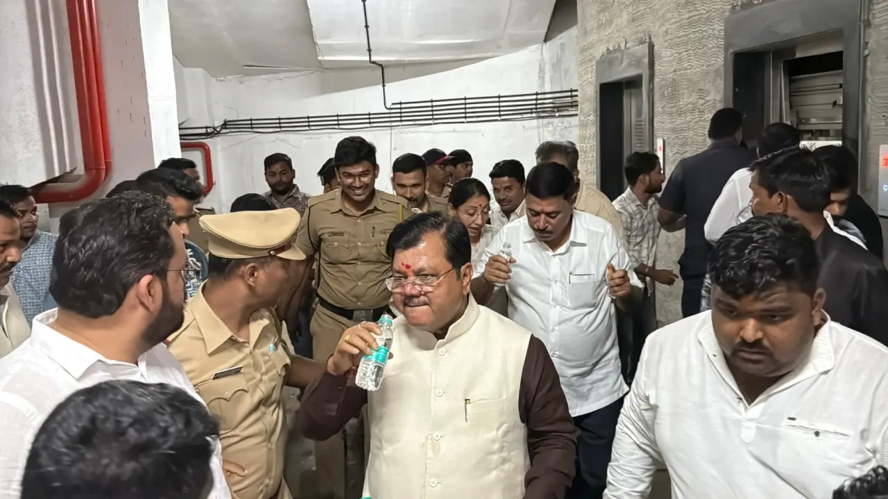 Maharashtra: MLC Darekar rescued after being struck in lift in Palghar