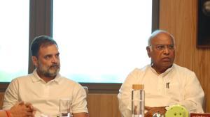 IN PHOTOS: Congress' Kharge, Rahul Gandhi hold key meeting with Jharkhand unit