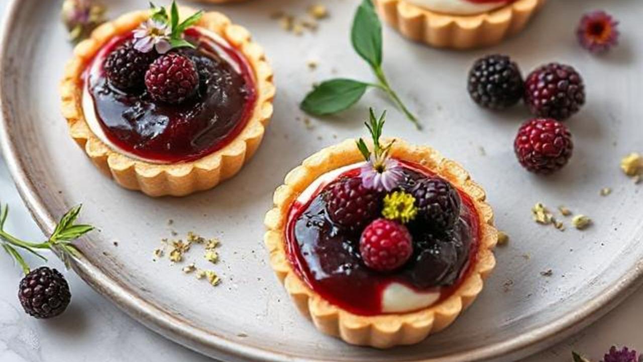 Mulberry Mascarpone TartletsIf you want to get a little more adventurous, then Rakesh Jadhav, who is the executive sous chef at DoubleTree by Hilton Pune-Chinchwad, says you can experiment with mulberries to make creamy Mulberry Mascarpone Tartlets. The buttery almond tart shells are filled with vanilla bean mascarpone cream, and topped with mulberry-thyme compote, garnished with fresh berries, micro herbs, and pistachio dust