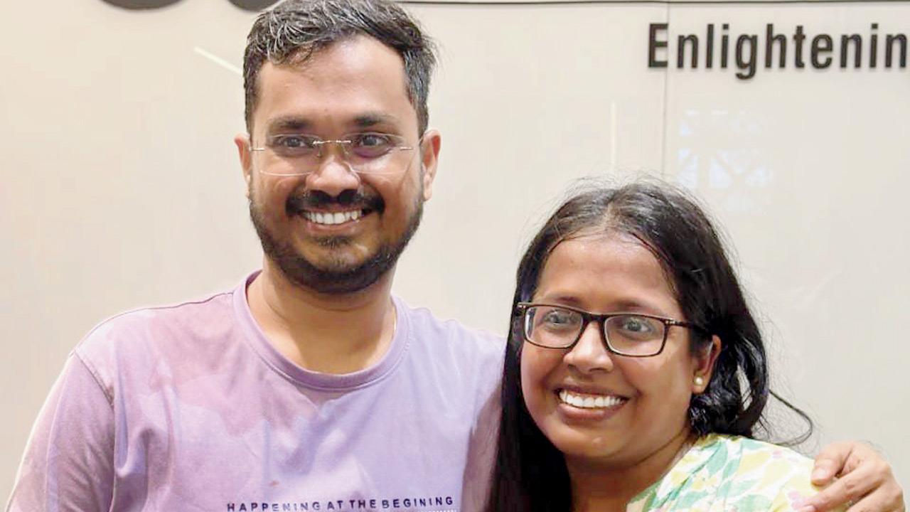 Riddhi alongside her mentor, CA Naresh Myana