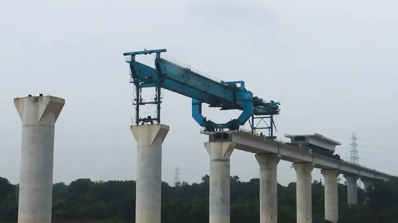 River bridge over Daman Ganga completed for Mumbai-Ahmedabad bullet train