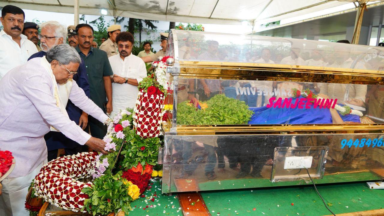Speaking to reporters after visiting the late actress's home in Bengaluru to pay his respects, the Chief Minister stated that her death was 