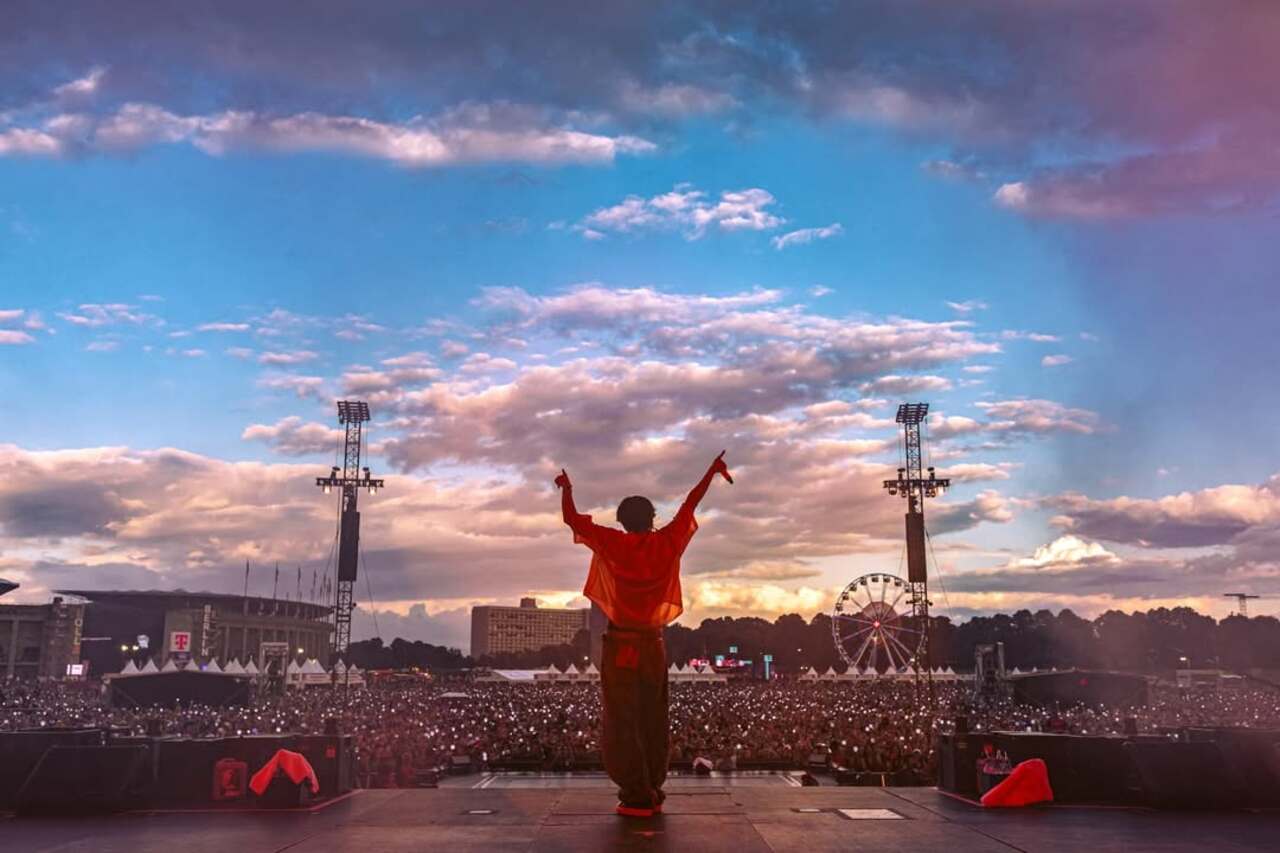 J-Hope performed a whopping 21 songs non-stop for a 90-minute show as a headliner at Lollapalooza Berlin. He took the final slot of the music festival that was filled to capacity with some 60,000 audience members.