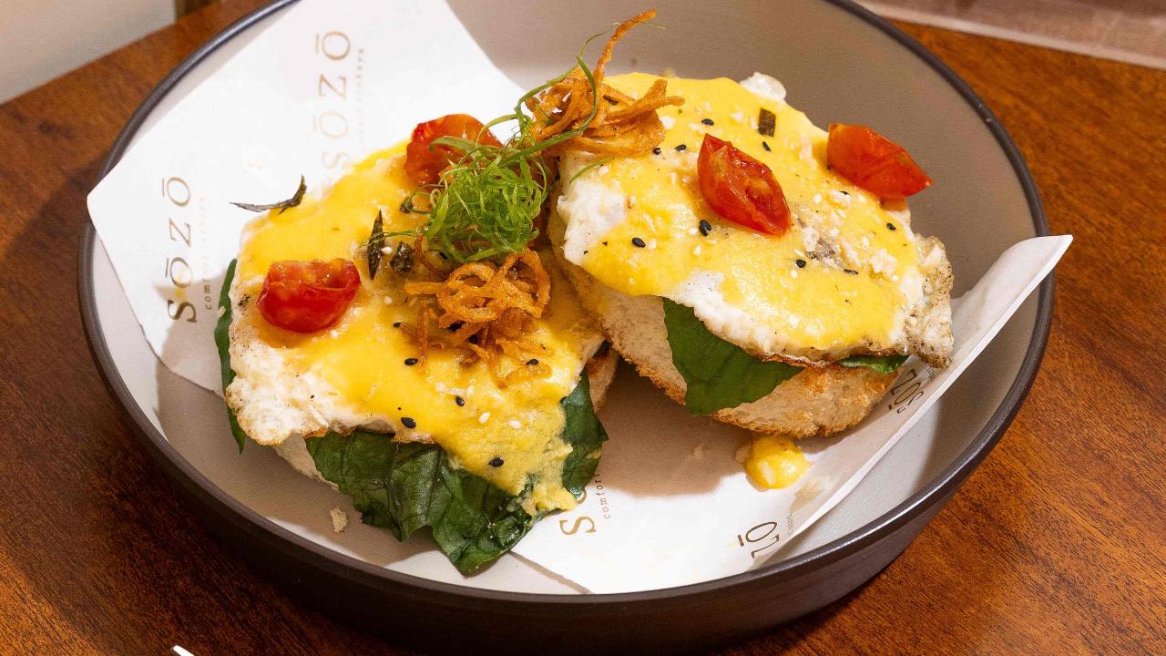 Asian delight There is a new breakfast menu at Sozo Izakaya in Versova that features a range of sourdough toasts, melts, Japanese-s sandos, cookies, and cold-pressed beverages. 
The menu includes toasts such as the Avocado Aristocrat, The Pink Panther, The Tokyo Brunch Club, The Fungi Affair, The Popeye apart from the Junglee Chicken Samurai and the Shroom Boom.
Where: Sozo Izakaya, Versova When: Ongoing Time: 9 am onwards Call: +91 98679 86481