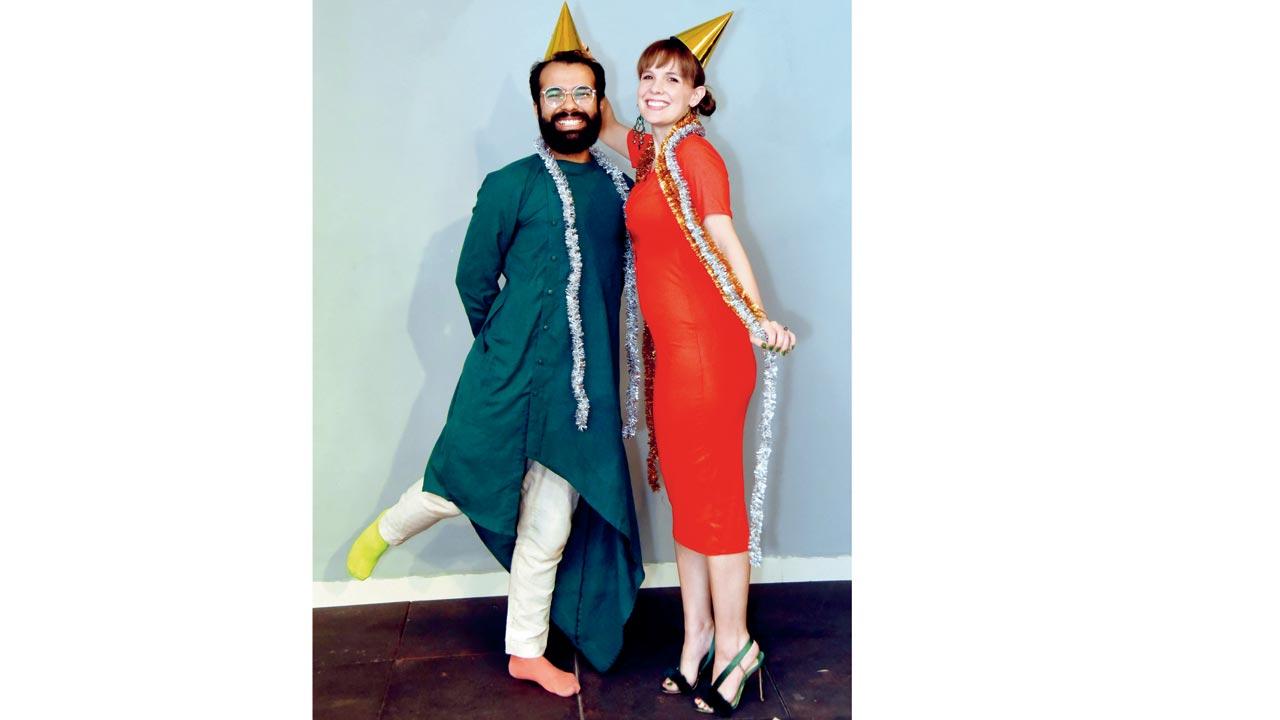 Karan Talwar and Michaela Talwar, founders of Harkat Studios. Pic/Sameer Markande