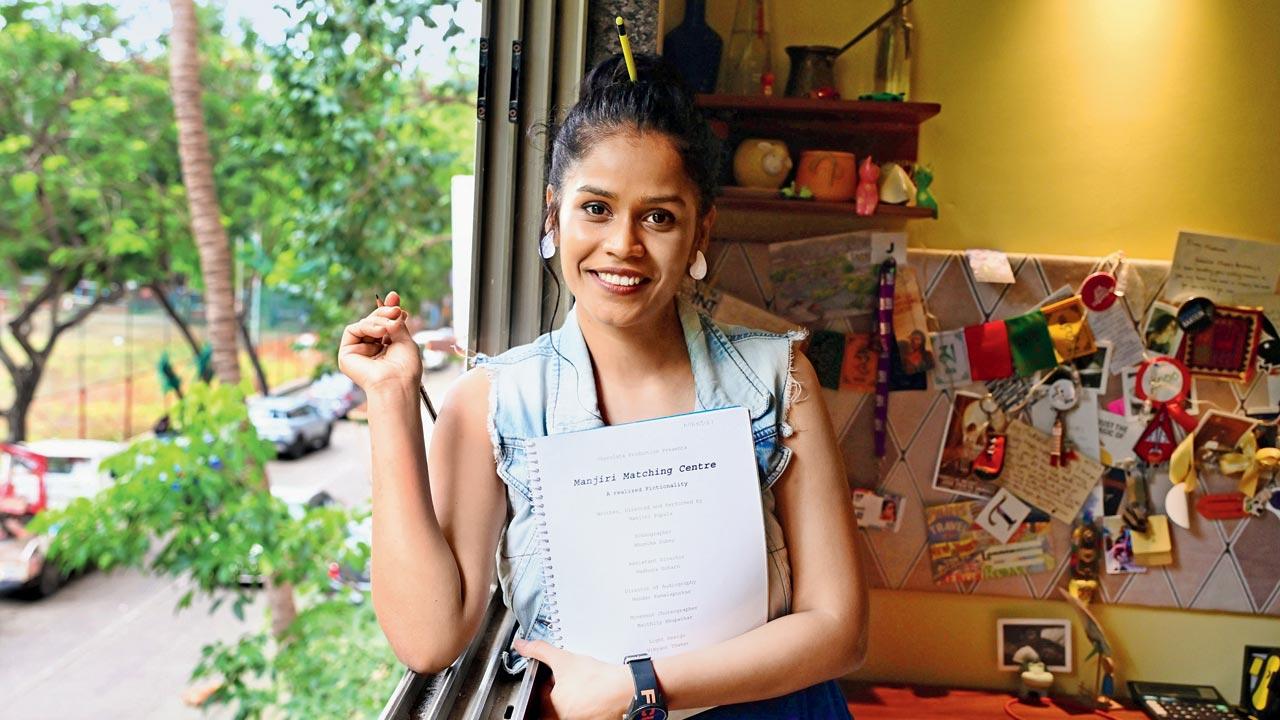 “Black box economics allow me to pay my team,” says Manjiri Pupala, whose solo show Matching Centre was built over 2.5 years. Pic/Nimesh Dave