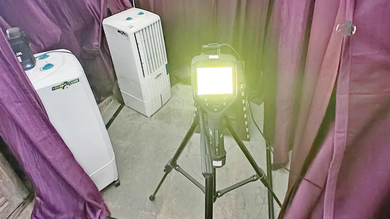 The AI-powered Thermalytix breast scanning machine. PIC/Ritika Gondhalekar