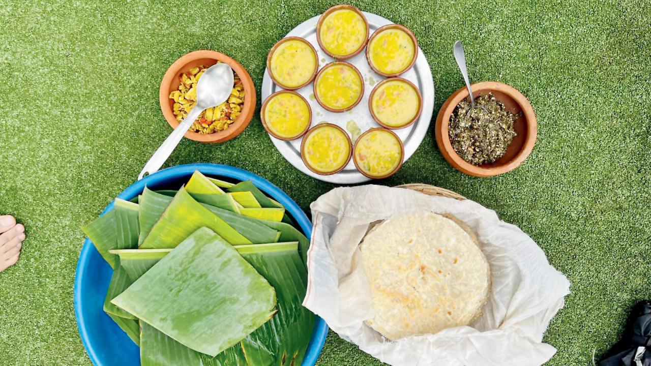 A traditional spread from the forest