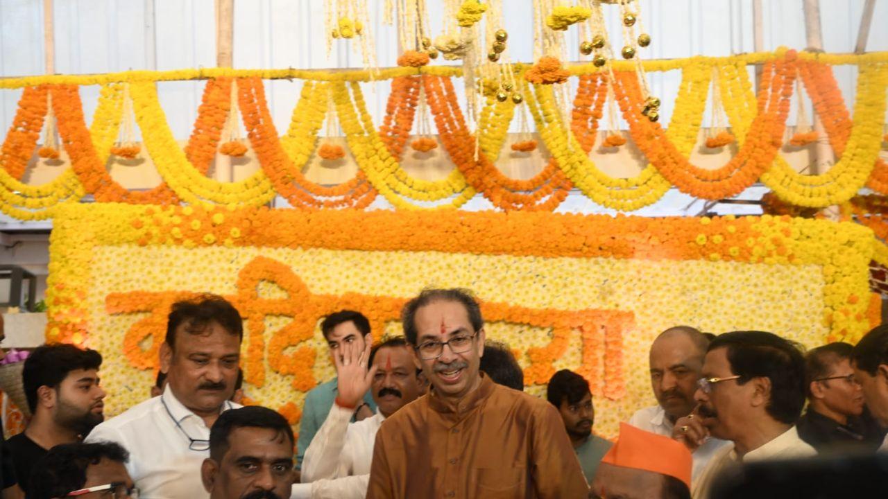 Shiv Sena (UBT) members extended their wishes to Uddhav Thackeray on his 65th birthday