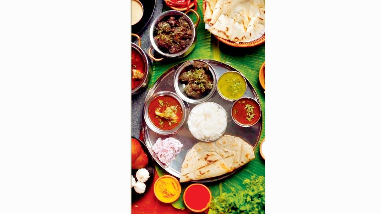 Chicken Thali. PIC COURTESY/@THE_MARATHAKITCHEN 